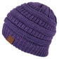 C.C Two Tone Color Knit Hat