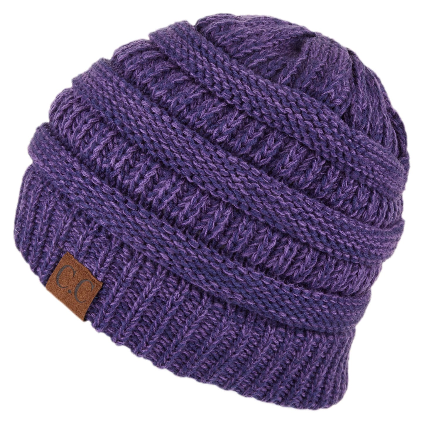 C.C Two Tone Color Knit Hat