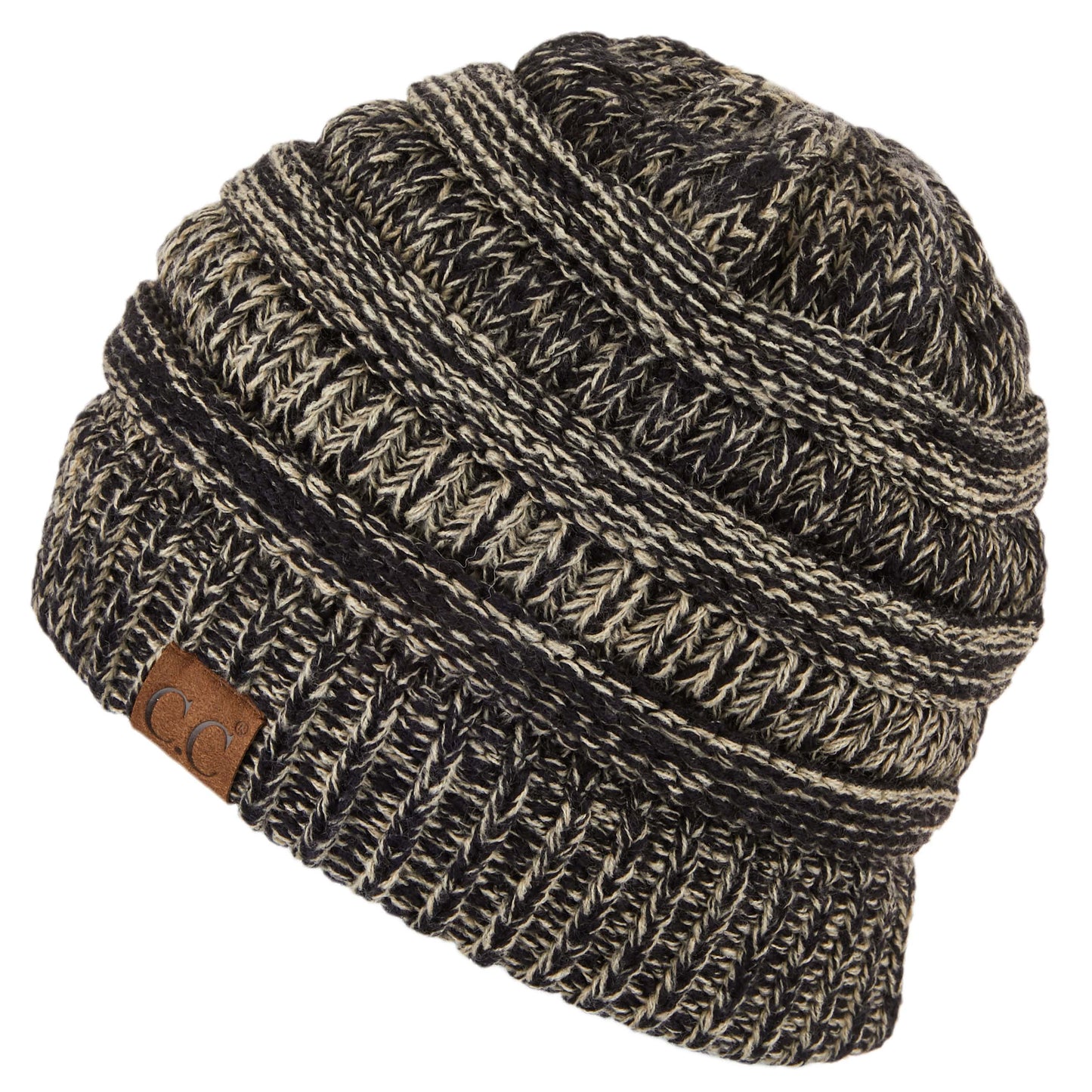 C.C Two Tone Color Knit Hat