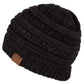 C.C Two Tone Color Knit Hat