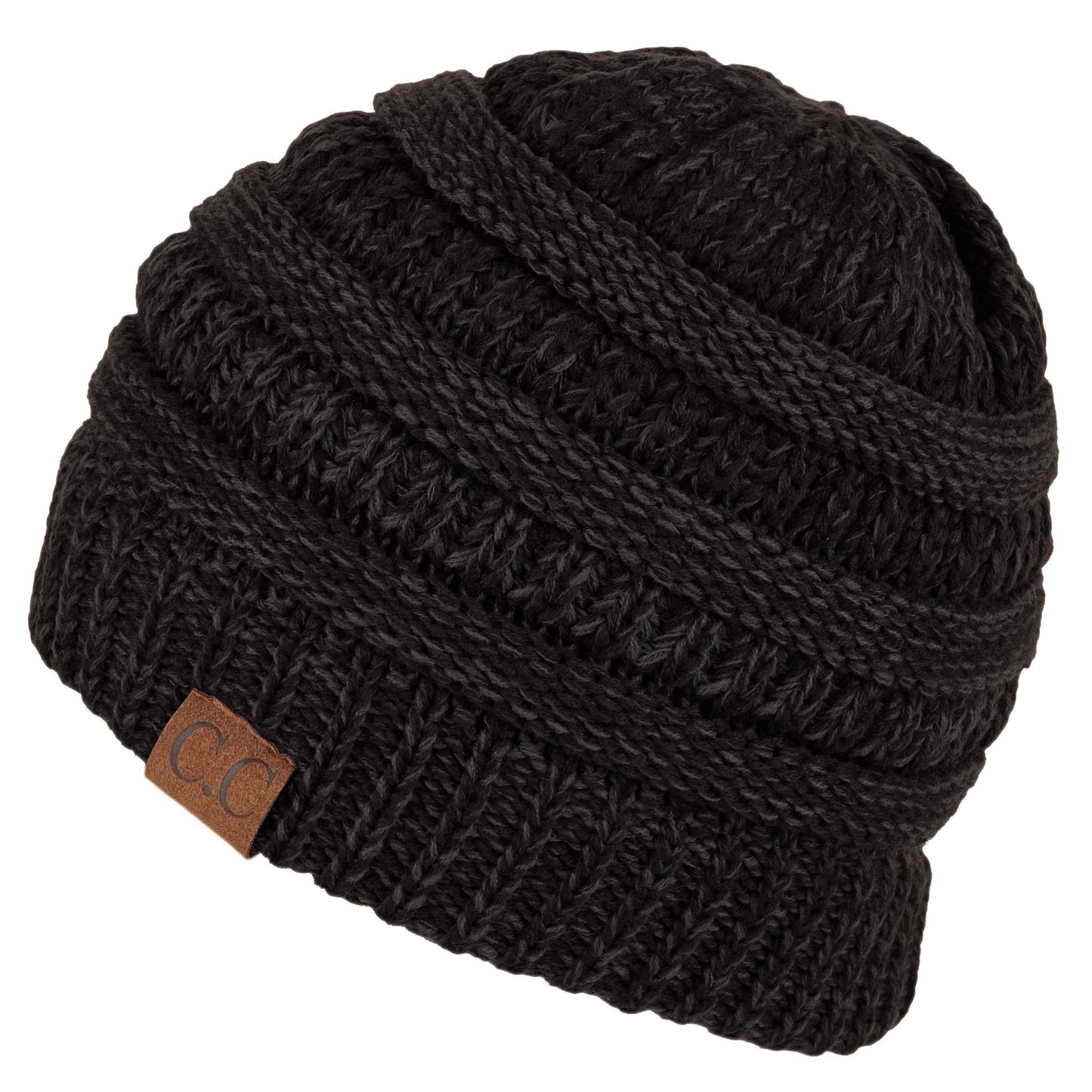C.C Two Tone Color Knit Hat