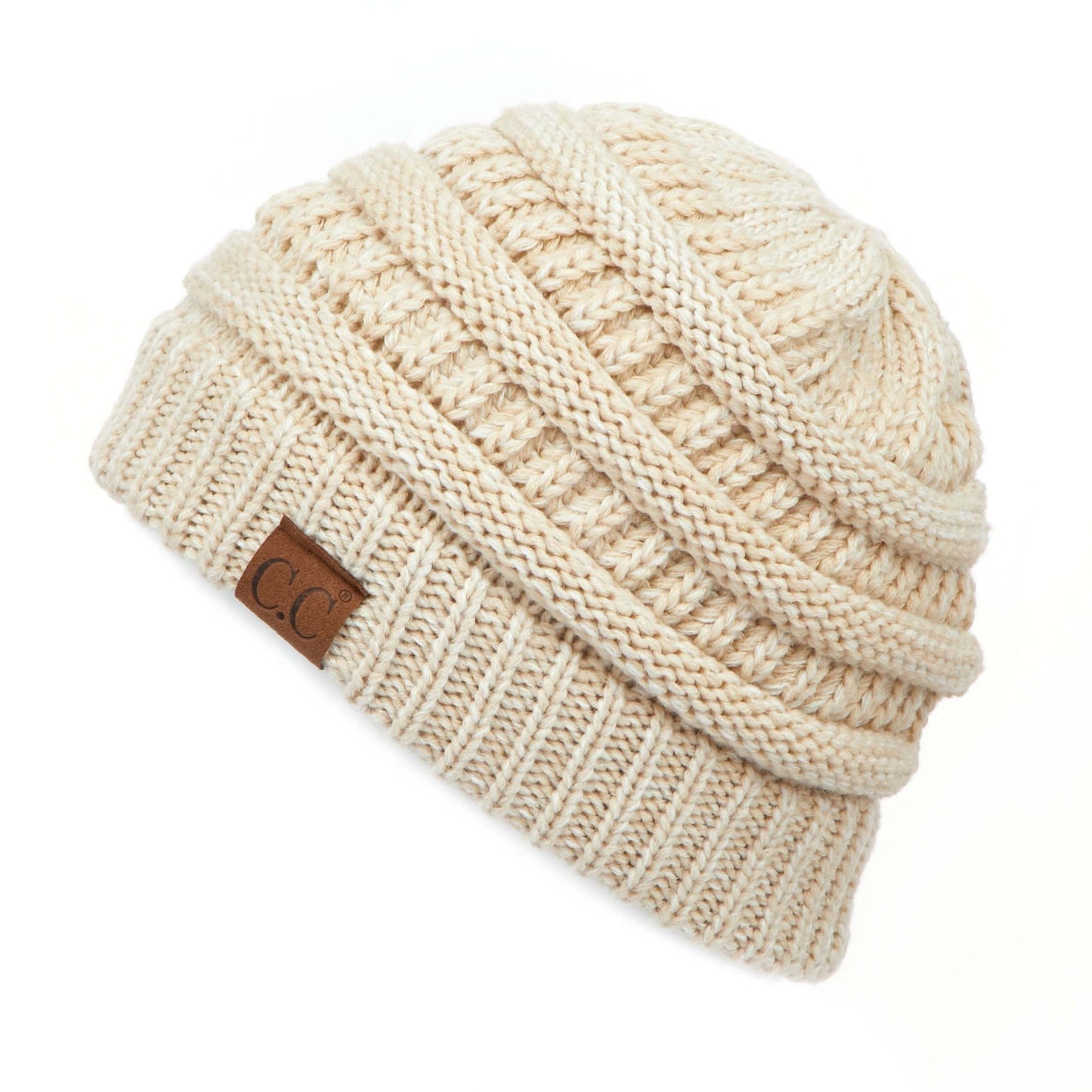 C.C Two Tone Color Knit Hat