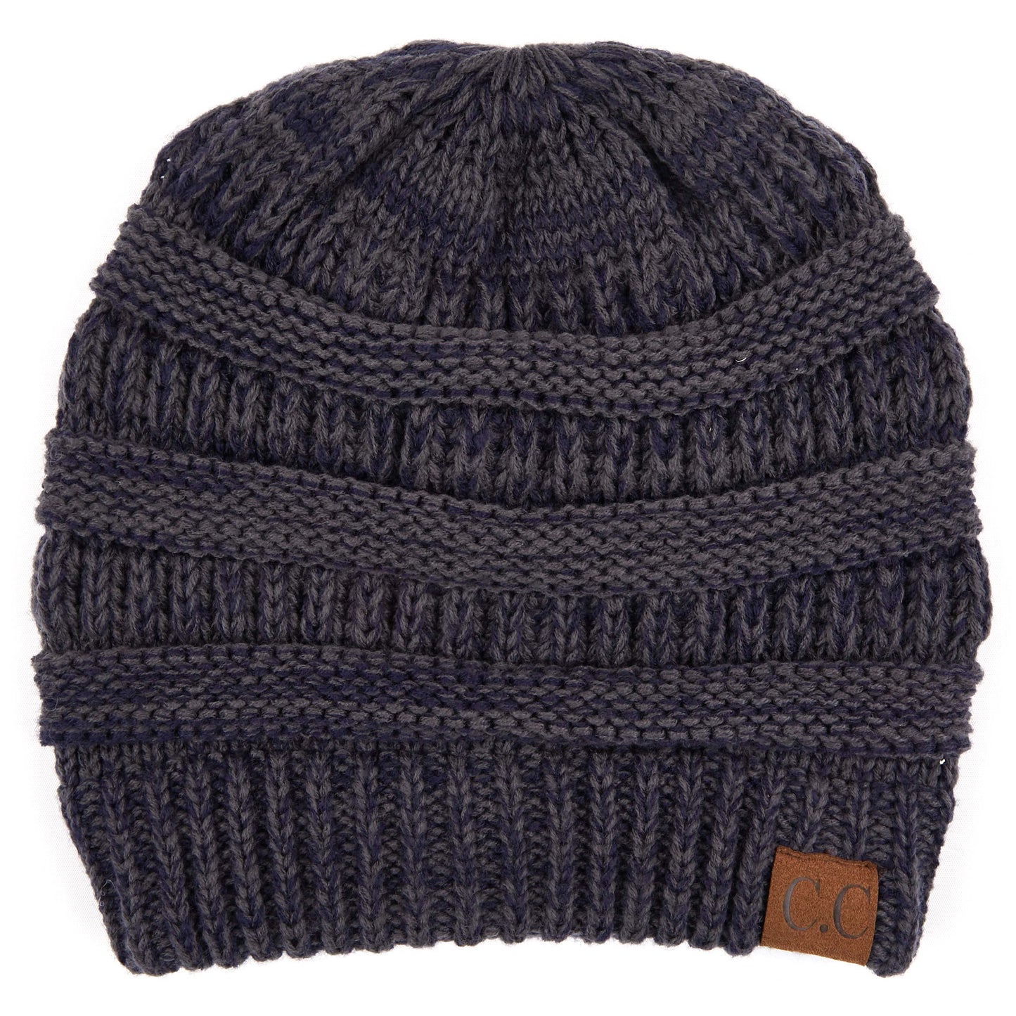 C.C Two Tone Color Knit Hat