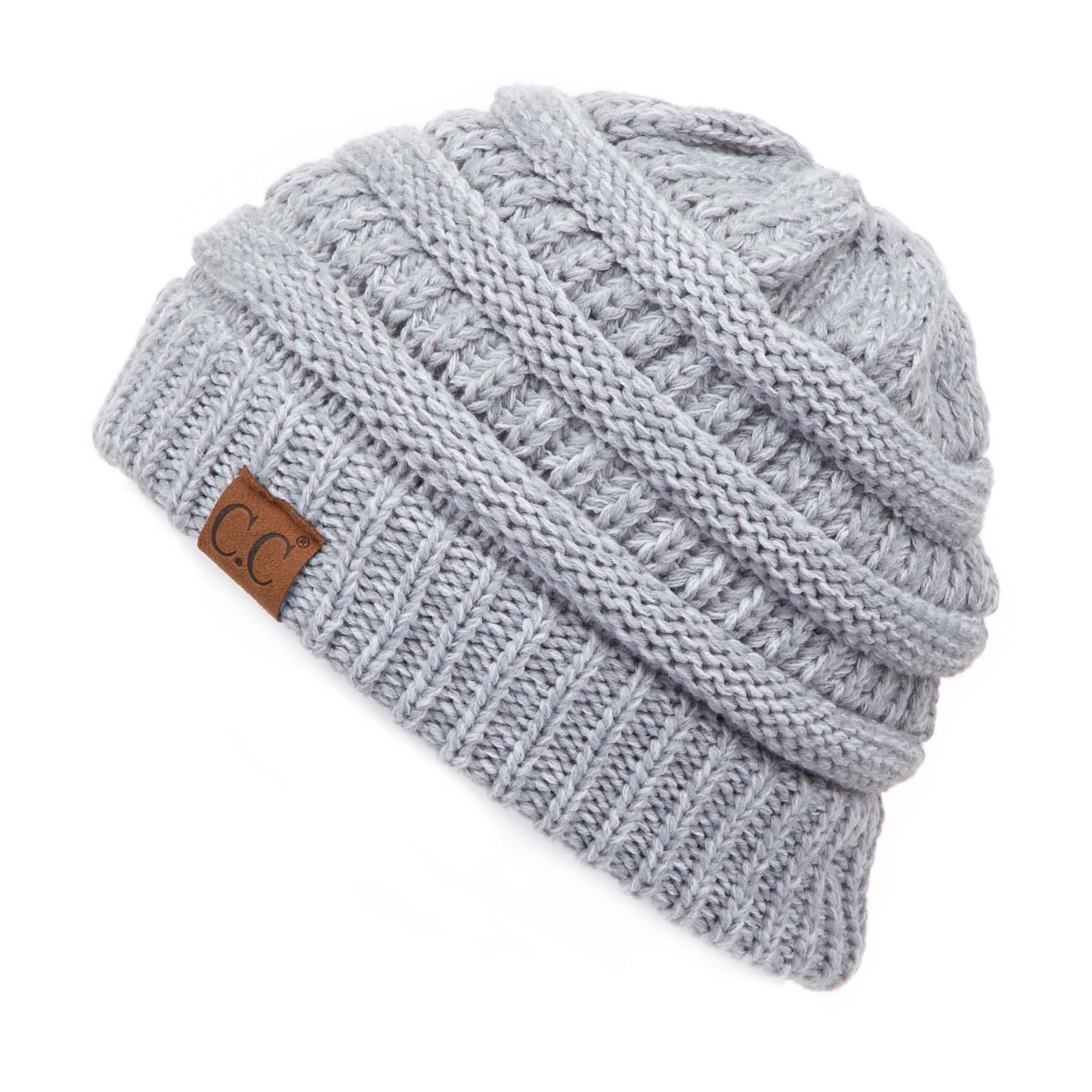 C.C Two Tone Color Knit Hat