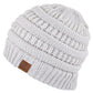 C.C Two Tone Color Knit Hat