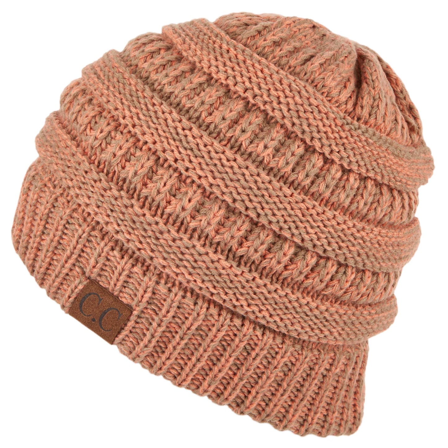 C.C Two Tone Color Knit Hat