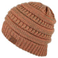 C.C Two Tone Color Knit Hat