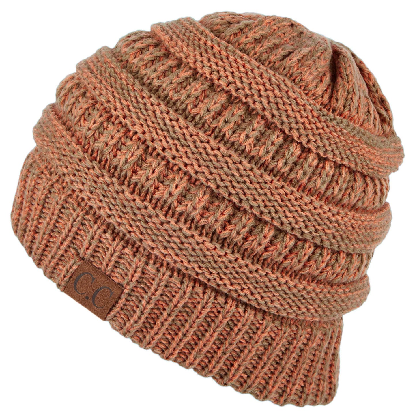 C.C Two Tone Color Knit Hat