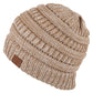 C.C Two Tone Color Knit Hat