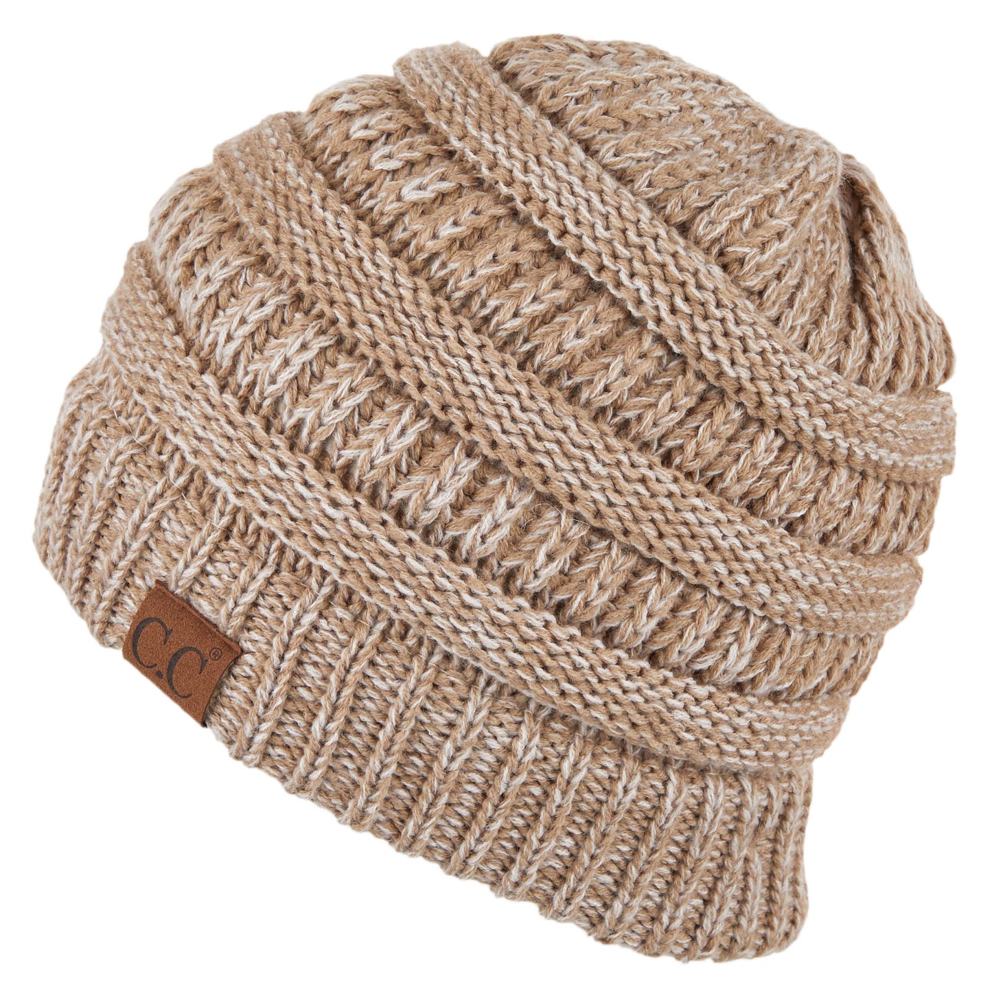 C.C Two Tone Color Knit Hat