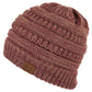 C.C Two Tone Color Knit Hat