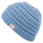 C.C Solid Knit Kids Beanie - Denim - Kid’S Beanies