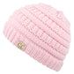 C.C Solid Knit Kids Beanie - Pale Pink - Kid’S Beanies