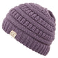 C.C Solid Knit Kids Beanie - Violet - Kid’S Beanies