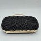 Embellished Evening Clutch Bag with Top Handle - Pink - Clutch Bags