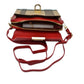 Solid Color Faux Leather Women's Clutch Crossbody Bag