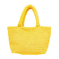 Fuzzy Fur Tote Bag - Yellow - Tote Bag