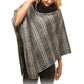 Cozy Warm Plaid Checkered Soft Faux Fur Collar Poncho, ensure your upper body stays perfectly toasty when the temperatures drop, classic, gently nestles around the neck and feels so comfortable to wear. An eye catcher, will become your favorite accessory, coordinates with all your winter outfits.  Ideal Holiday Gift