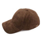 C.C Solid Faux Suede Baseball Cap 100% Polyester
