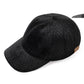 C.C Cross Stripes Pattern Velvet Baseball Cap