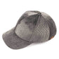 C.C Cross Stripes Pattern Velvet Baseball Cap