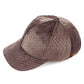 C.C Cross Stripes Pattern Velvet Baseball Cap