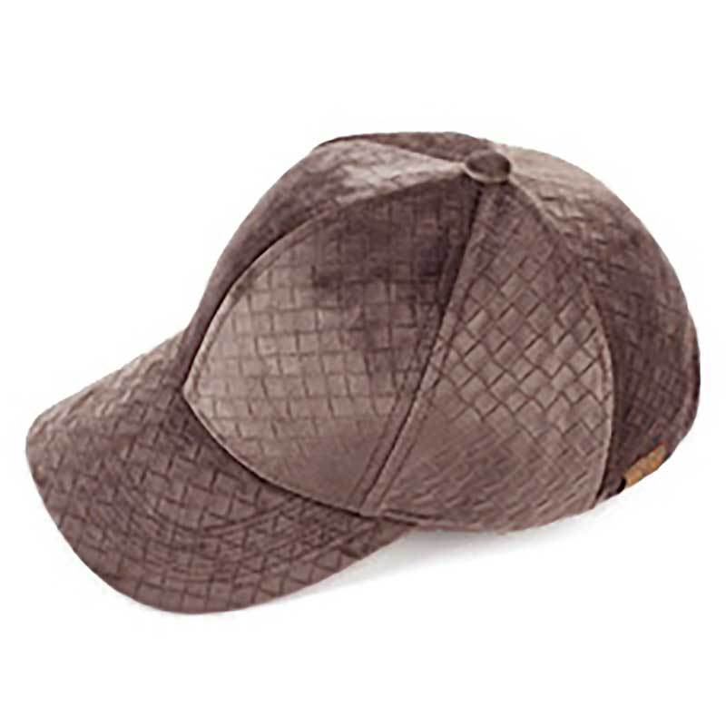 C.C Cross Stripes Pattern Velvet Baseball Cap