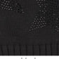 C.C Real Fur Pom With Rhinestones Hat