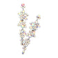 Pearl Crystal Rhinestone Vine Drop Evening Earrings. Get ready with these bright earrings, put on a pop of color to complete your ensemble. Perfect for adding just the right amount of shimmer & shine and a touch of class to special events. Perfect Birthday Gift, Anniversary Gift, Mother's Day Gift, Graduation Gift.