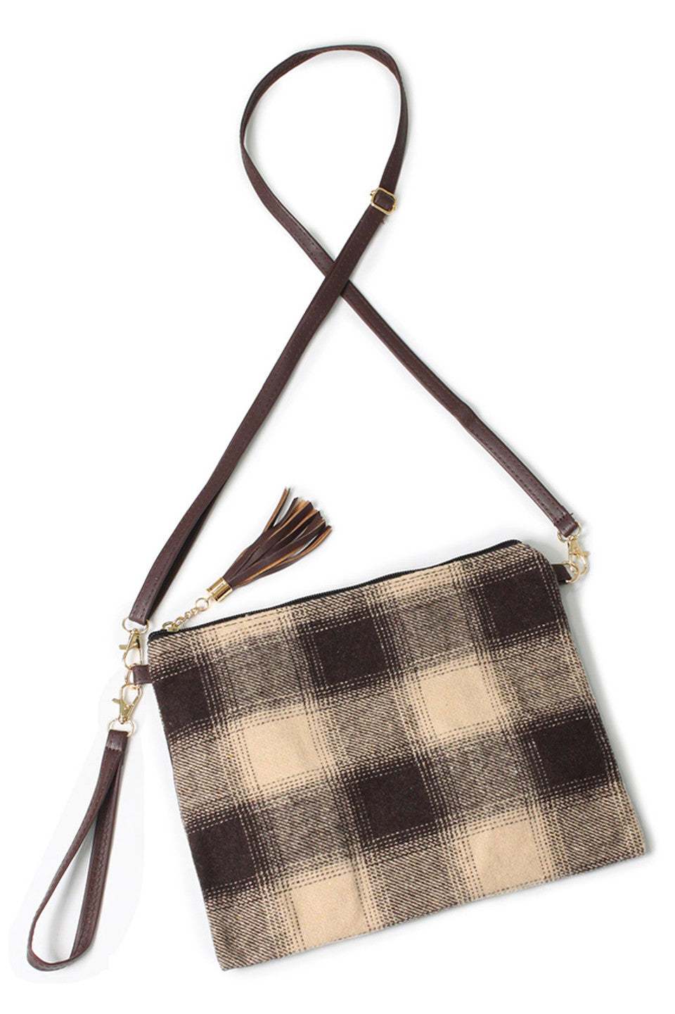 Buffalo Check Pattern Crossbody Bag combines timeless style with practical design. Crafted with a classic buffalo check pattern, this bag offers a versatile accessory that complements various outfits. Its crossbody strap ensures comfortable, hands-free wear, making it ideal for daily errands or casual outings. Durable materials and thoughtful construction provide lasting quality, while the compact size keeps essentials organized without bulk. Perfect for those seeking a blend of fashion and function in one 