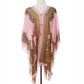 Pink Button Detail Paisley Print Poncho Paisley Button Cardigan Beachwear; Beach, Poolside sun chic made easy, great over your swimsuit or wear over your favorite blouse & slacks, Perfect Birthday Gift, Anniversary Gift, Mother's Day Gift, Graduation Gift, Fun Beachwear, Floral Long Check Kimono, Floral Beachwear, Vacation