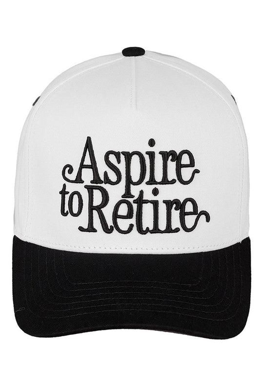 Black C.C ASPIRE TO RETIRE Embroidered Baseball Cap combines classic style with durable craftsmanship. Featuring high-quality embroidery, this cap offers a refined look while providing comfortable wear for everyday use. Its adjustable fit ensures versatility, making it an ideal accessory for casual outings or outdoor activities. Designed for those who appreciate both function and fashion, this cap is a reliable choice to complement your wardrobe. 