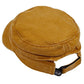 Mustard C.C Convertible Denim Army Zipper Cap Sun Visor Cotton Summer Sun Hat; show your trendy side with this chic cap accented with a zipper, brings of-the-moment edge to a classic cap, popular among street-style crowd. Perfect for protecting from the sun, rain, wind, snow on outdoor activities. Perfect for Summer, Vacation