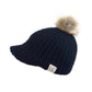 Black C.C Kids Cable Knitted Brim Beanie Faux Fur Pom Pom Warm Winter Hat; reach for this classic toasty hat to keep you nice and warm in the chilly winter weather, the wintry touch finish to your outfit. Perfect Gift Birthday, Christmas, Holiday, Anniversary, Stocking Stuffer, Secret Santa, Valentine's Day, Loved One, BFF