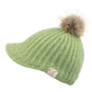 Pistachio C.C Kids Cable Knitted Brim Beanie Faux Fur Pom Pom Warm Winter Hat; reach for this classic toasty hat to keep you nice and warm in the chilly winter weather, the wintry touch finish to your outfit. Perfect Gift Birthday, Christmas, Holiday, Anniversary, Stocking Stuffer, Secret Santa, Valentine's Day, Loved One, BFF
