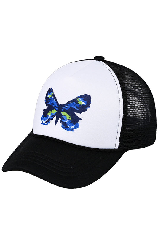 Black C.C Kids Hand Painted Abstract Butterfly Cap combines artistic flair with comfortable wear. Each cap features a unique, hand-painted abstract butterfly design, making it a standout accessory for children. Crafted with quality materials, it ensures a snug fit and durability for everyday use. Perfect for adding a creative touch to any outfit while providing sun protection. 