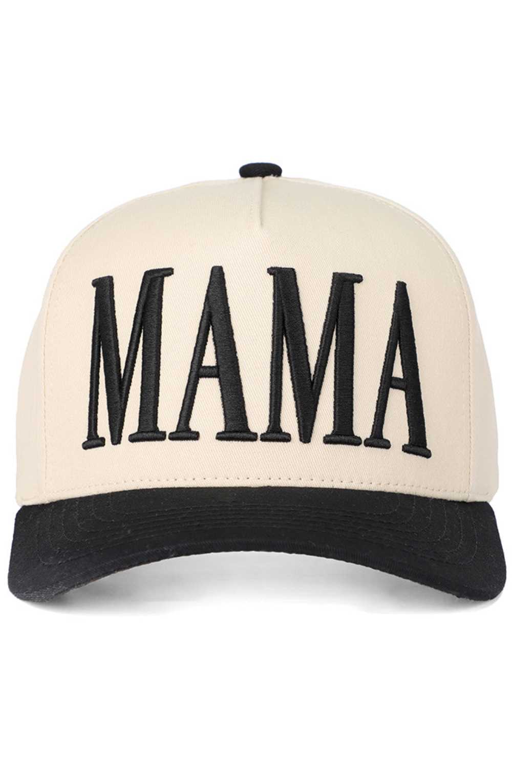 Black C.C MAMA Letter embroidered Snapback Trucker Hat combines style with functionality. Featuring precise embroidery work, breathable mesh panels, and an adjustable snapback closure for a customized fit. The structured front maintains its shape while the curved brim provides optimal sun protection. Ideal for casual outings or making a statement about your maternal status with sophisticated flair.