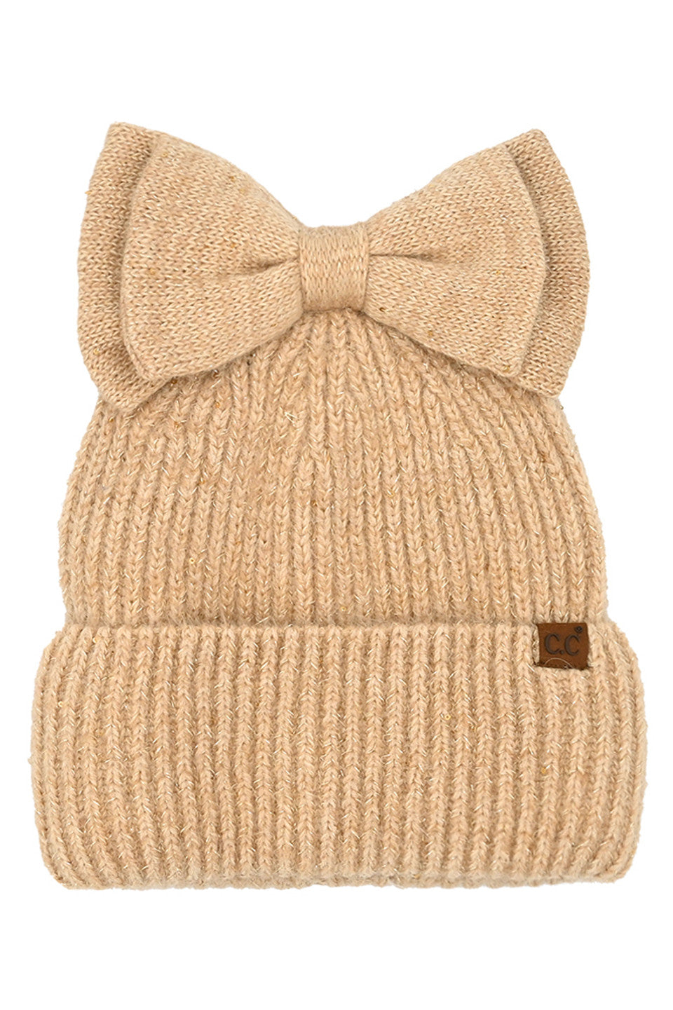 Camel C.C Messy Bun Bow Beanie with Sequins Winter Hat combines functionality with sophisticated style. The specialized opening accommodates ponytails or messy buns, while the sequin embellishments add a touch of glamour. Crafted from premium thermal materials, this winter hat delivers optimal insulation without sacrificing aesthetics. The distinctive bow detail elevates this practical cold-weather essential into a fashion statement piece.