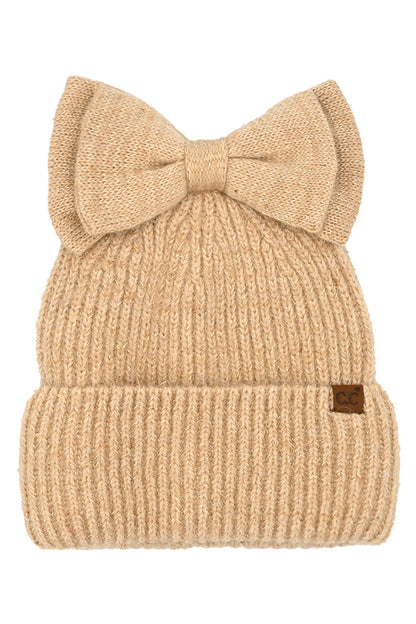 Camel C.C Messy Bun Bow Beanie with Sequins Winter Hat combines functionality with sophisticated style. The specialized opening accommodates ponytails or messy buns, while the sequin embellishments add a touch of glamour. Crafted from premium thermal materials, this winter hat delivers optimal insulation without sacrificing aesthetics. The distinctive bow detail elevates this practical cold-weather essential into a fashion statement piece.