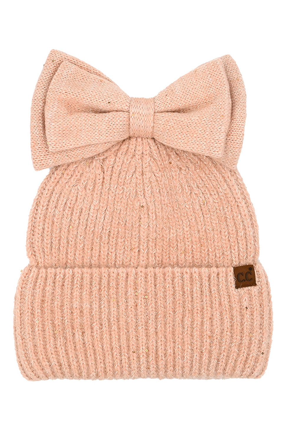 IndiPink C.C Messy Bun Bow Beanie with Sequins Winter Hat combines functionality with sophisticated style. The specialized opening accommodates ponytails or messy buns, while the sequin embellishments add a touch of glamour. Crafted from premium thermal materials, this winter hat delivers optimal insulation without sacrificing aesthetics. The distinctive bow detail elevates this practical cold-weather essential into a fashion statement piece.