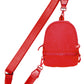 Red C.C Mini Solid Sling Backpack offers a compact yet functional design, perfect for hands-free convenience. Crafted with durable materials, it ensures long-lasting use while providing secure storage for essentials. Its adjustable strap allows for a comfortable fit, making it ideal for daily errands or travel. This sleek backpack combines practicality with style, delivering expert-level utility in a minimalist package. 