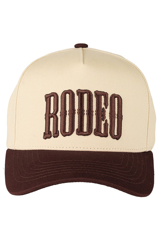 Brown C.C RODEO Letter Embroidered Snapback Trucker Hat features meticulously embroidered lettering that maintains its definition through extended wear. The structured front panels provide shape retention, while the breathable mesh back optimizes ventilation. The precision-engineered snapback closure delivers incremental sizing adjustments for optimal comfort, making it suitable for both casual wear and authentic rodeo environments. 