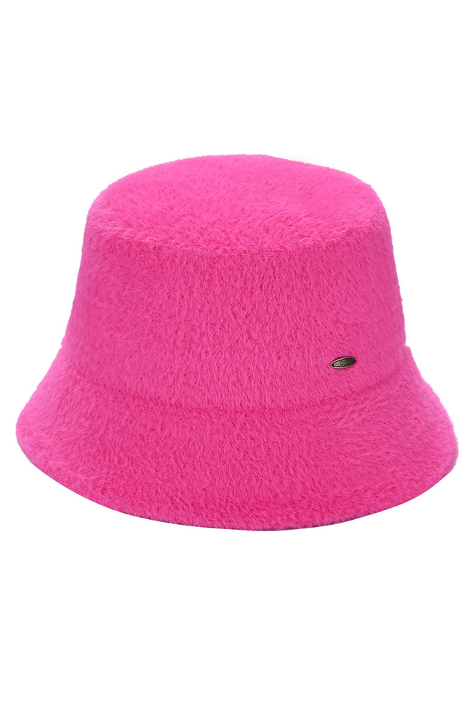 Hot Pink C.C Solid Short Hair Faux Fur Winter Bucket Hat combines premium insulation with sophisticated style. The short-hair faux fur construction delivers exceptional warmth while maintaining a refined aesthetic. Expertly designed with a classic bucket silhouette, this hat provides optimal coverage during cold weather conditions while elevating your winter wardrobe with its luxurious texture and timeless appeal. 