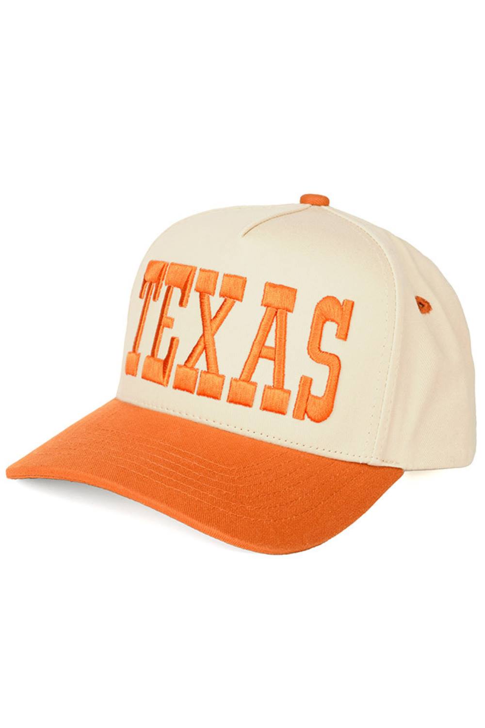 Burnt Orange C.C TEXAS Embroidered Cotton Baseball Cap combines classic style with durable comfort. Crafted from high-quality cotton, this cap provides breathability and a soft feel, making it an ideal choice for everyday wear. The detailed Texas embroidery adds a distinctive, authentic touch, perfect for showing state pride or enhancing casual outfits. Its adjustable strap ensures a secure, customized fit for all-day comfort. This cap is a versatile accessory that blends functionality with timeless design.