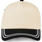 Black This C.C Two Tone with Retro Stripe Cotton Trucker Cap is the definition of understated cool. Crafted from breathable canvas with a structured crown and curved brim, it‚Äôs the perfect throw-on-and-go hat for everyday errands, long drives, or laid-back weekends. The two-tone color block design adds a modern twist, while the adjustable snapback ensures all-day comfort and fit.