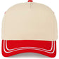 Red This C.C Two Tone with Retro Stripe Cotton Trucker Cap is the definition of understated cool. Crafted from breathable canvas with a structured crown and curved brim, it‚Äôs the perfect throw-on-and-go hat for everyday errands, long drives, or laid-back weekends. The two-tone color block design adds a modern twist, while the adjustable snapback ensures all-day comfort and fit.