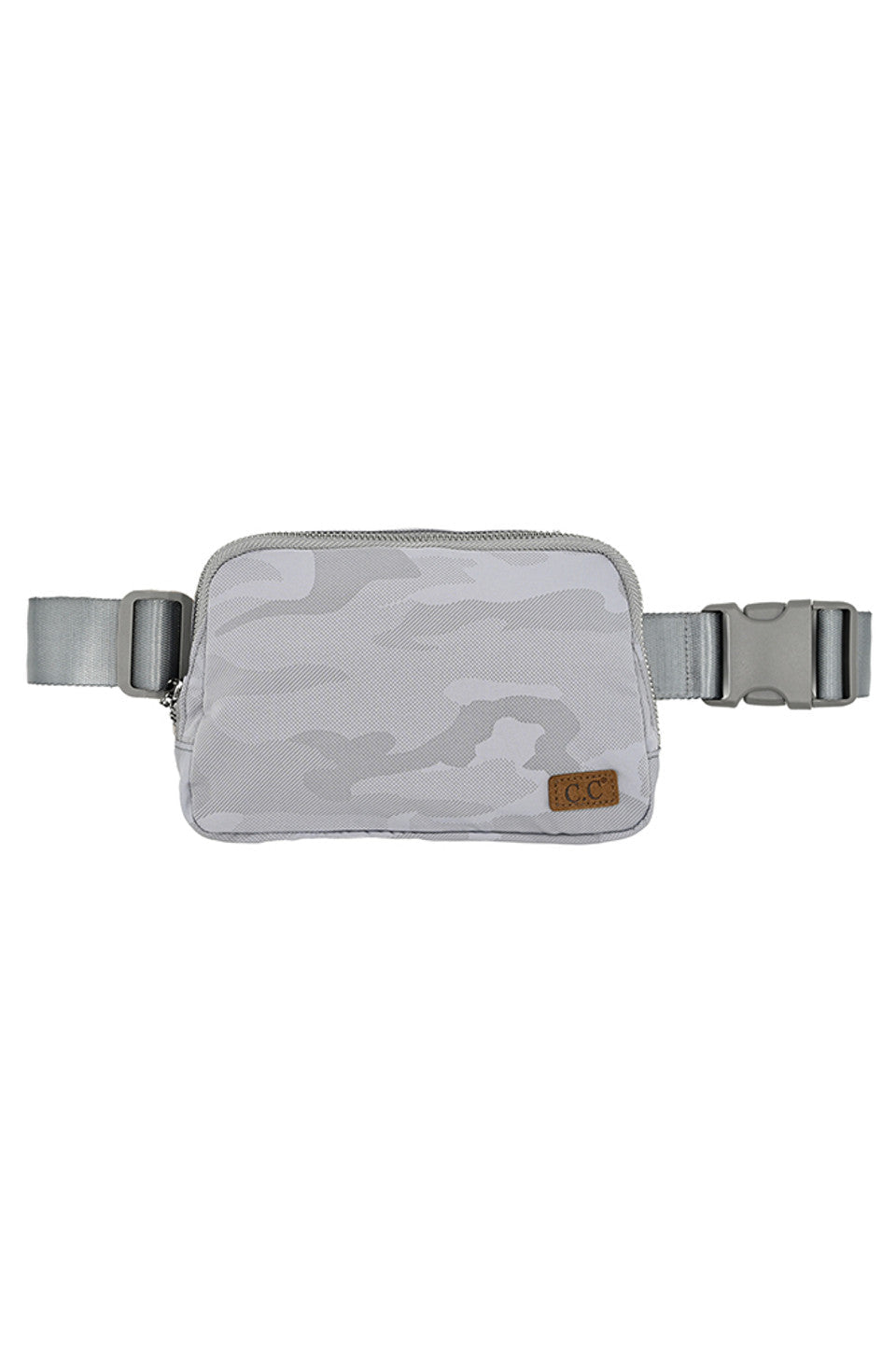Gray C.C Waterproof Camo Mini Fanny Belt Bag offers a compact, durable solution for carrying essentials hands-free. Crafted with water-resistant materials, it protects your belongings from moisture and unexpected weather. Its camo design combines style with practicality, while the adjustable belt ensures a secure, comfortable fit. Ideal for outdoor activities or daily errands, this mini fanny pack keeps your valuables accessible and safe. 