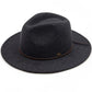 HEATHER_DARK_GREY C.C Wool Felt Detailed Panama Summer Sun Hat With Strap Banded Trim; Unique, timeless & classic Summer Sun Fedora Hat has a ribbon band trim material accent. Trendy Birthday, Holiday Gift, Christmas Gift, Regalo de Navided, Bad hair days, casual everyday wear, Anniversary Gift, Fall Outfit, Cool Fashion Fedora, Valentine's Day Gift