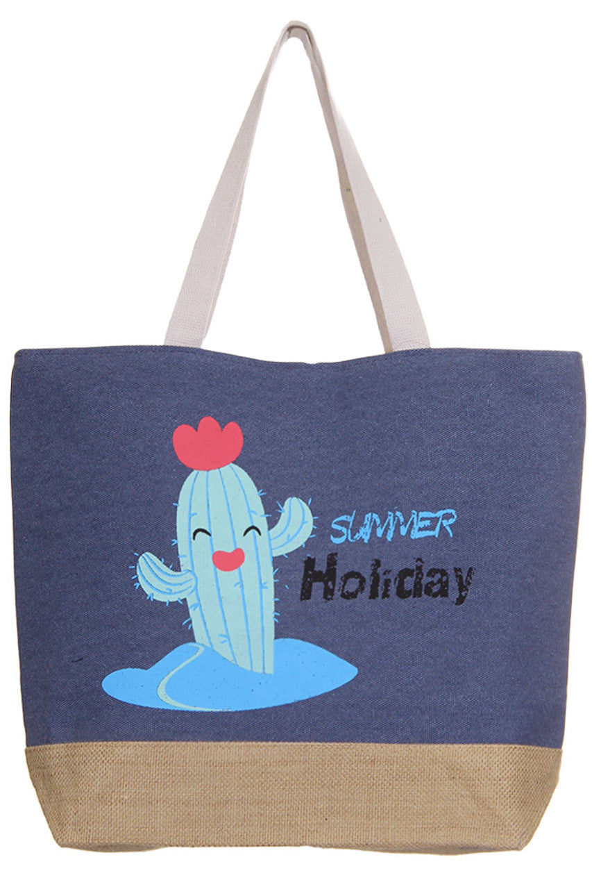 Cactus Beach Bag combines durability with style, crafted from sturdy materials to withstand sandy shores and sunny days. Its spacious interior offers ample room for towels, sunscreen, and essentials, while the unique cactus design adds a distinctive, trendy touch. Ideal for beach outings, this bag ensures both practicality and a fashionable statement. 
