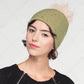 C.C Rhinestone Beanie Hat With Pom